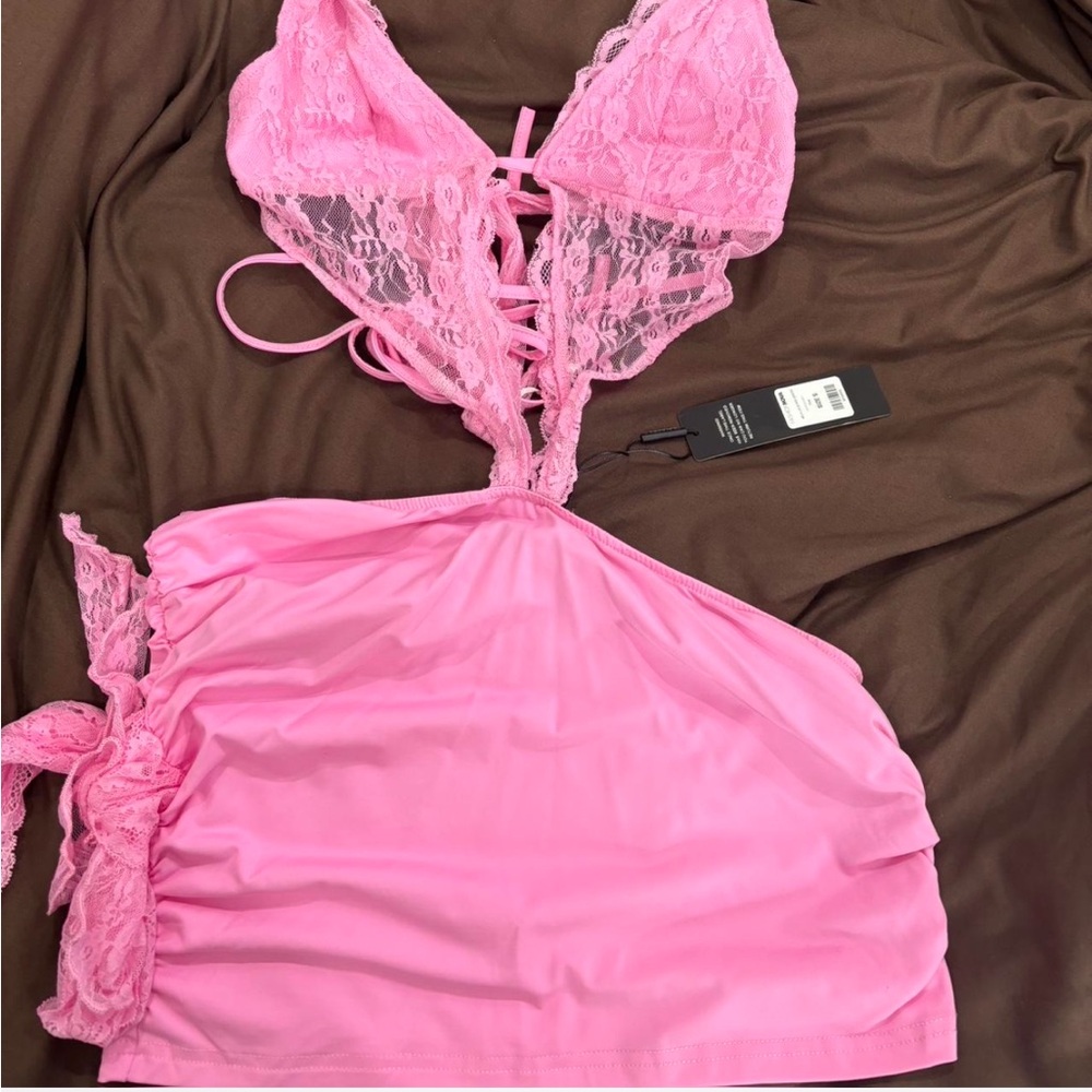 Pink Fashion Nova mini dress